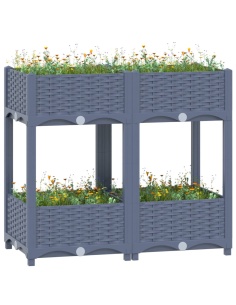 Повдигната леха, 80x40x71 см, полипропилен