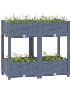 Повдигната леха, 80x40x71 см, полипропилен