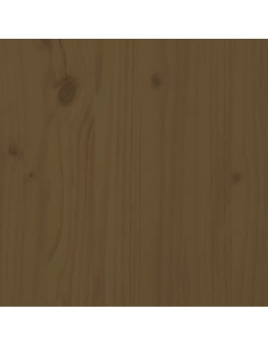 Пейка със саксии меденокафява 180x36x63 см борово дърво масив