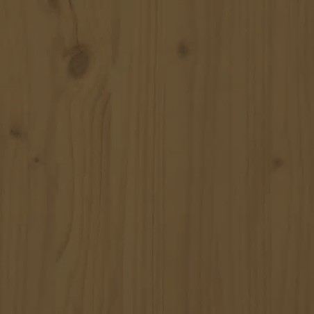 Пейка със саксии меденокафява 180x36x63 см борово дърво масив