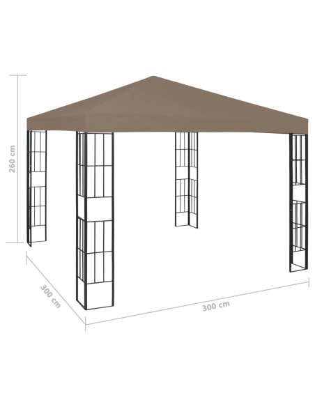 Шатра, 3x3 м, таупе