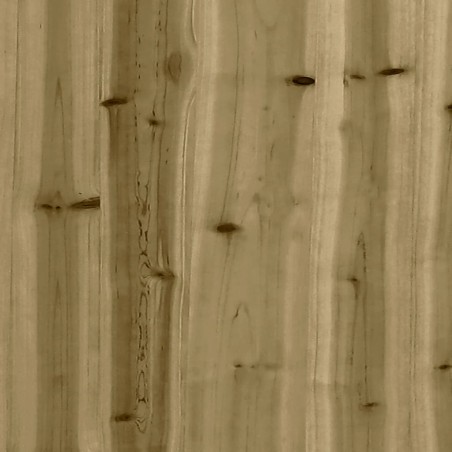 Градинска пейка габионен дизайн 183x41x60,5 см импрегниран бор
