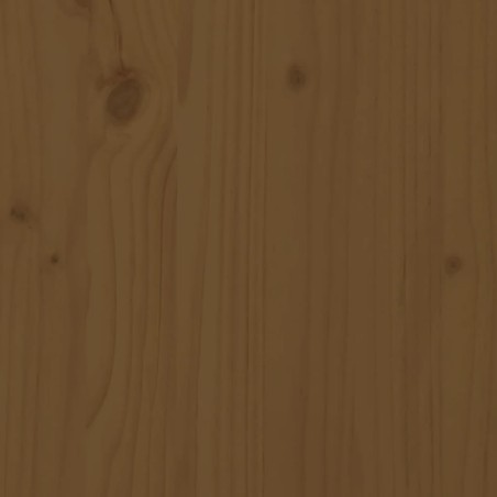 Градинска пейка, меденокафява, 80x38x45 см, борово дърво масив