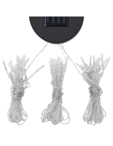 Шатра с двоен покрив и LED светещи стрингове, 3x3x2,7 м, таупе