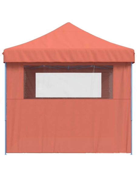 Сгъваема парти шатра pop-up с 3 странични стени теракота