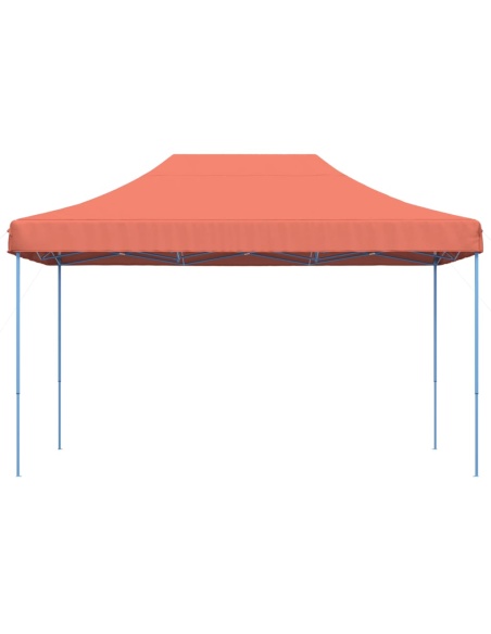 Сгъваема парти шатра, pop-up, теракота, 440x292x315 см