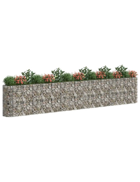 Габион повдигната леха, поцинковано желязо, 540x50x100 cм