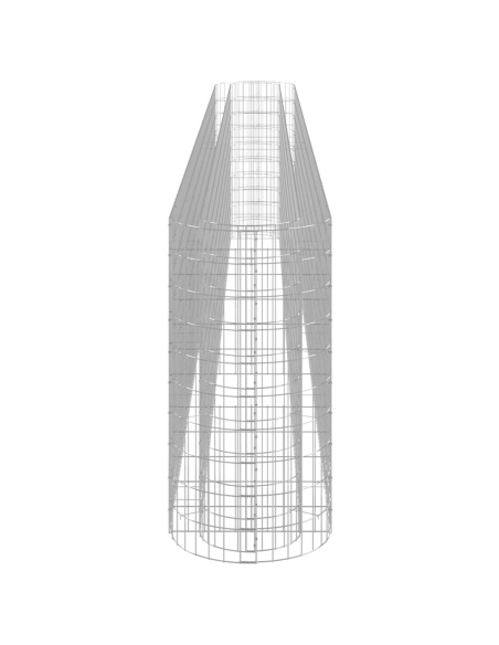 Габион повдигната леха, поцинковано желязо, 540x50x100 cм