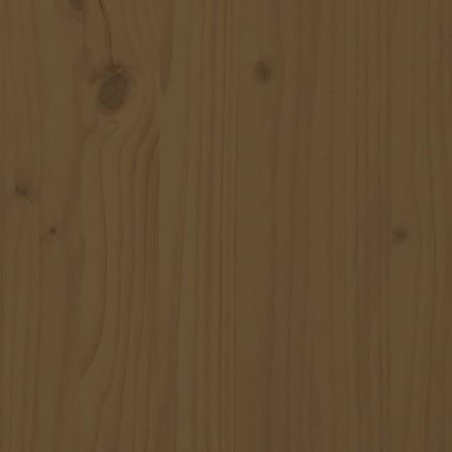 Градинска пейка, меденокафява, 109x44x45 см, борово дърво масив