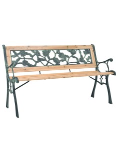 Градинска пейка, 122 cм, дърво