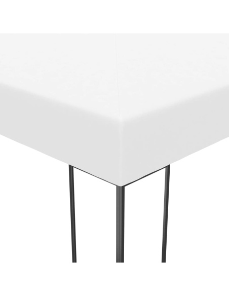 Шатра с LED светещи стрингове, 4x3x2,7 м, бяла