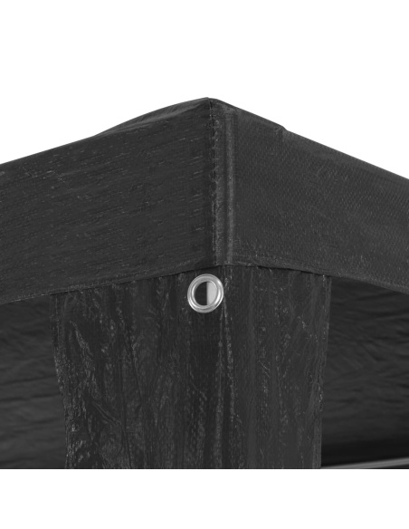 Парти шатра 3x12 м PE антрацит