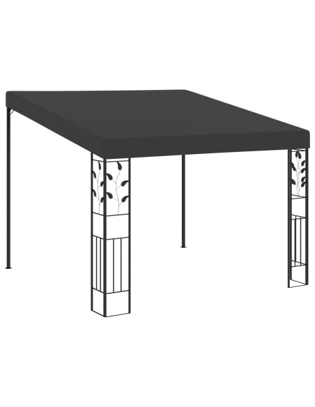 Шатра за стенен монтаж, 3x3x2,5 м, антрацит
