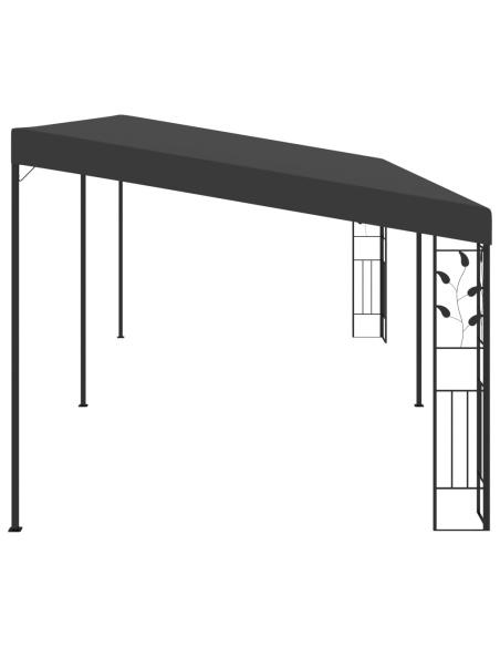 Шатра за стенен монтаж, 6x3x2,5 м, антрацит
