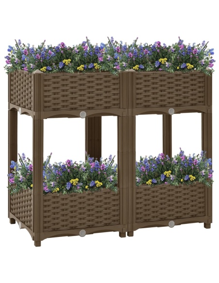 Повдигната леха, 80x40x71 см, полипропилен