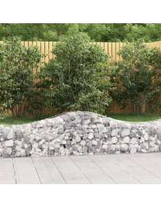 Дъговидна габионна кошница 200x50x40/60 см поцинковано желязо