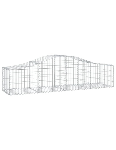 Дъговидна габионна кошница 200x50x40/60 см поцинковано желязо