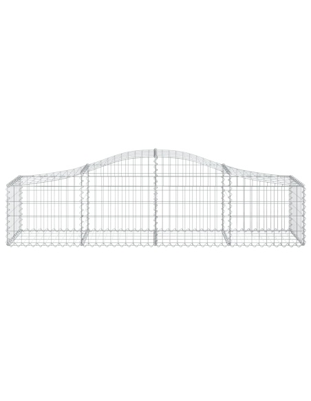 Дъговидна габионна кошница 200x50x40/60 см поцинковано желязо