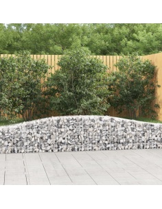 Дъговидна габионна кошница 400x30x40/60 см поцинковано желязо