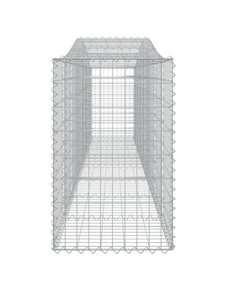 Дъговидна габионна кошница 400x50x80/100 см поцинковано желязо