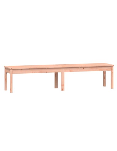 2-местна градинска пейка, 203,5x44x45 см, дугласко дърво масив