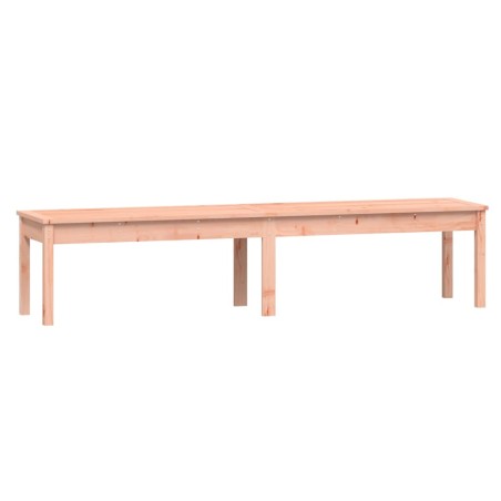 2-местна градинска пейка, 203,5x44x45 см, дугласко дърво масив
