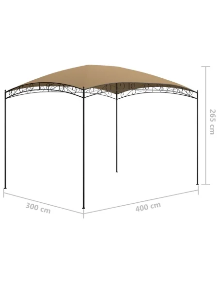 Шатра, 3x4x2,65 м, таупе, 180 г/м²