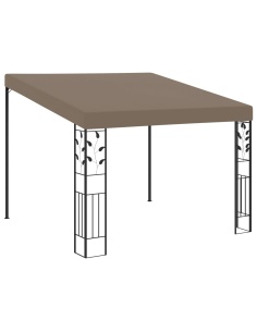 Шатра за стенен монтаж, 3x3x2,5 м, таупе