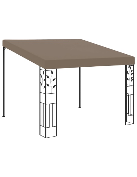 Шатра за стенен монтаж, 3x3x2,5 м, таупе