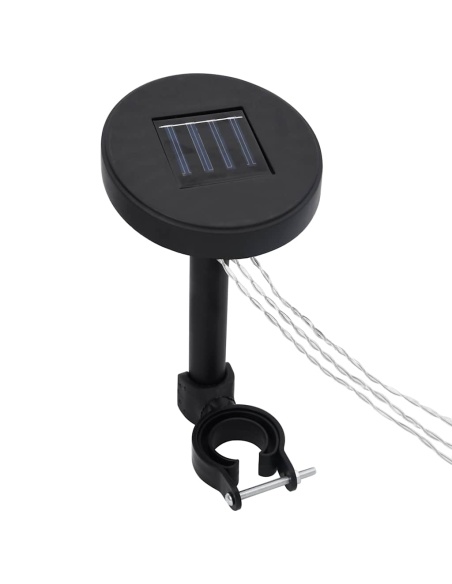 Шатра с LED светещи стрингове, 3х3 м, виненочервена