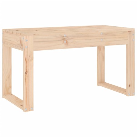 Градинска пейка, 80x38x45 см, борово дърво масив
