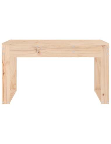 Градинска пейка, 80x38x45 см, борово дърво масив