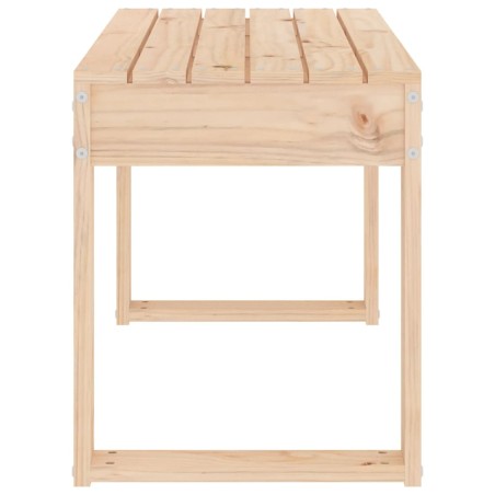 Градинска пейка, 80x38x45 см, борово дърво масив