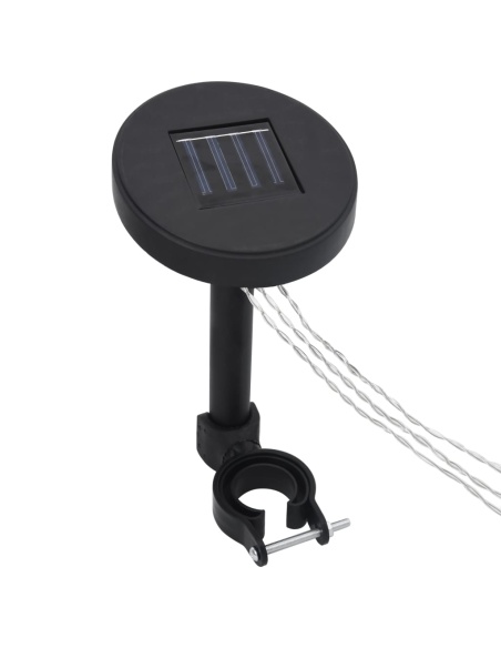 Шатра със завеси и LED стрингове, 3x3 м, антрацит, алуминий