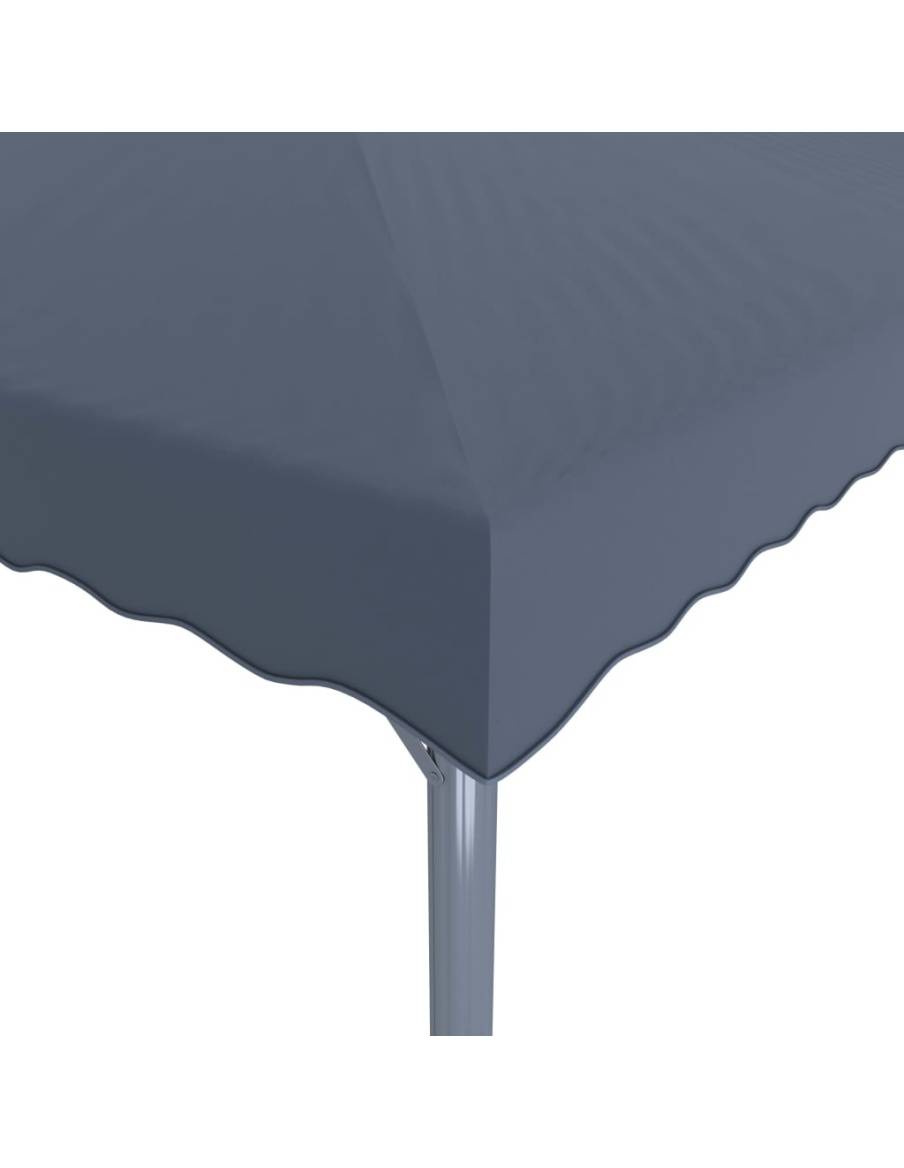 Шатра с LED светещи стрингове, 400x300 см, антрацит, алуминий