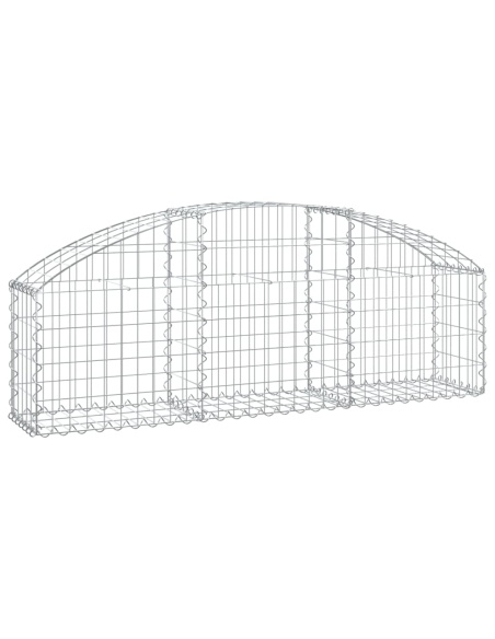 Дъговидна габионна кошница 150x30x40/60 см поцинковано желязо