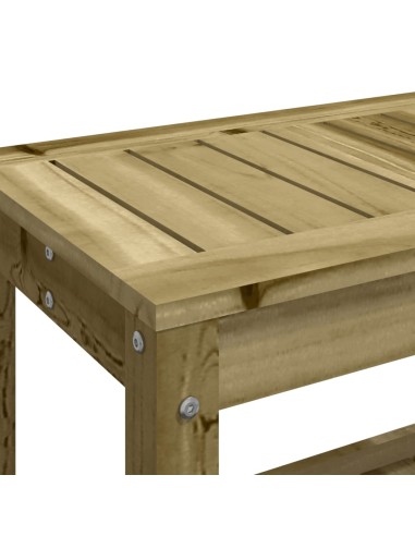 Градинска пейка габионен дизайн 108x35x45 см импрегниран бор