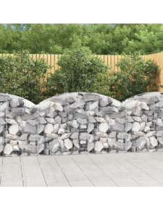 Дъговидна габионна кошница 150x50x80/100 см поцинковано желязо