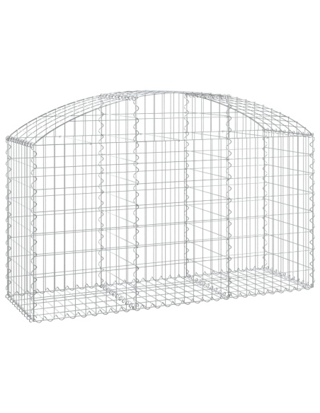 Дъговидна габионна кошница 150x50x80/100 см поцинковано желязо
