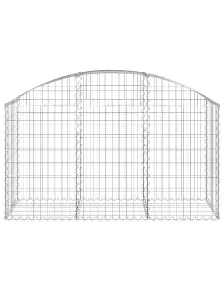 Дъговидна габионна кошница 150x50x80/100 см поцинковано желязо