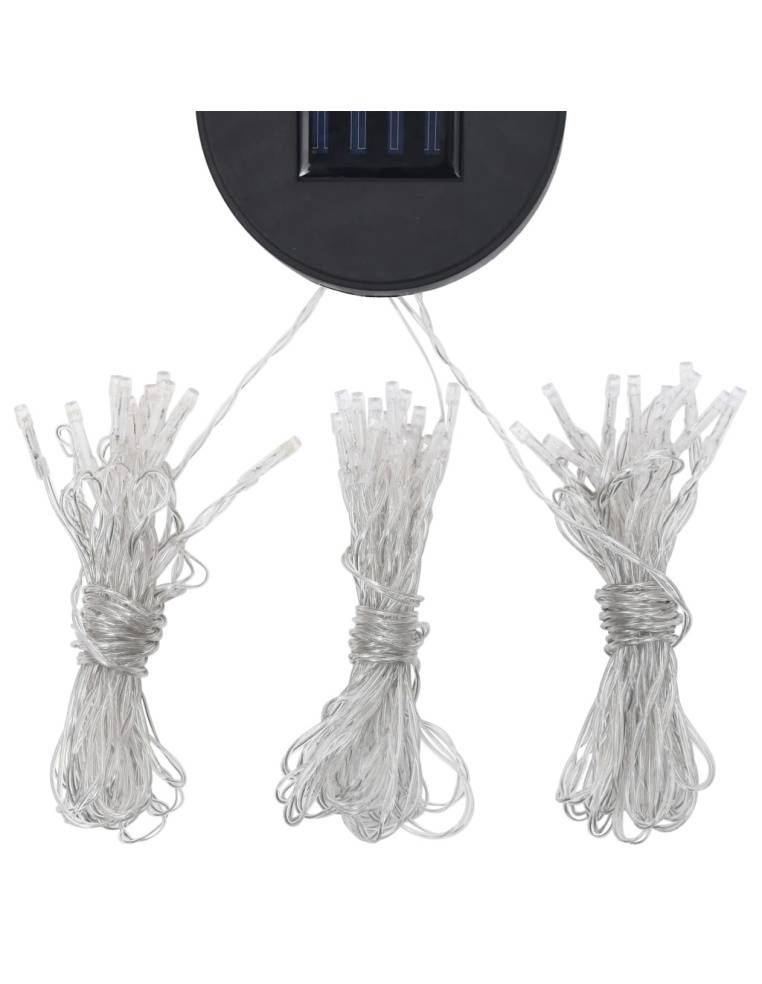 Шатра с LED светещи стрингове, 3х4 м, антрацит