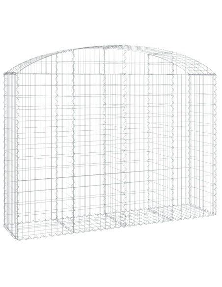 Дъговидна габионна кошница 200x50x140/160 см поцинковано желязо