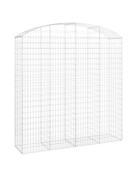 Дъговидна габионна кошница 200x50x200/220 см поцинковано желязо