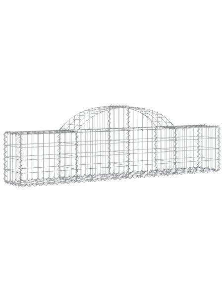 Дъговидна габионна кошница 200x30x40/60 см поцинковано желязо