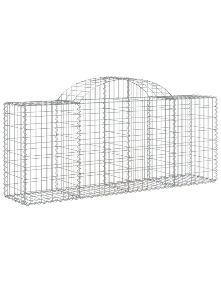 Дъговидна габионна кошница 200x50x80/100 см поцинковано желязо