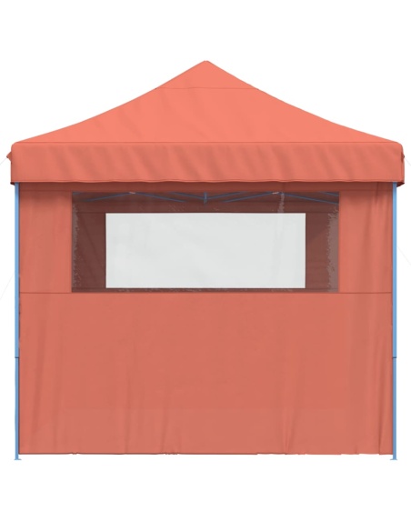 Сгъваема парти шатра pop-up с 3 странични стени теракота