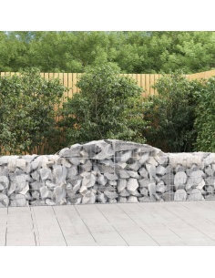 Дъговидна габионна кошница 300x50x60/80 см поцинковано желязо