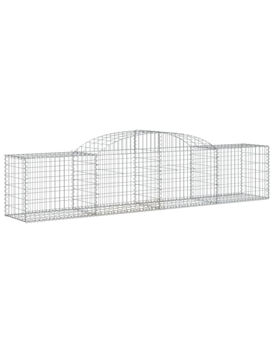 Дъговидна габионна кошница 300x50x60/80 см поцинковано желязо
