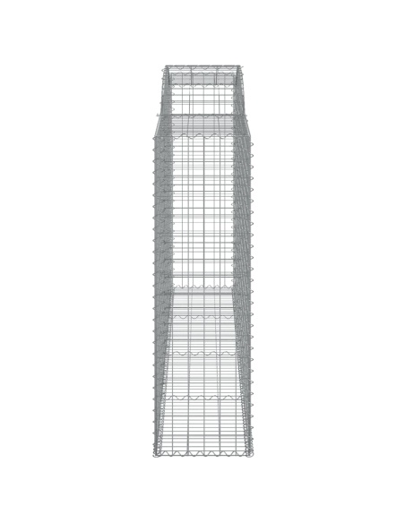 Дъговидна габионна кошница 300x50x160/180 см поцинковано желязо