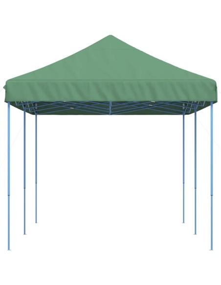 Сгъваема парти шатра, pop-up, зелена, 580x292x315 см